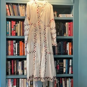 Sea New York long balloon sleeve dress, M, EUC